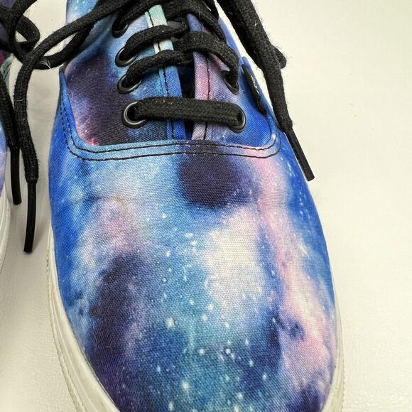 VANS Cosmic Space Galaxy Sneakers Shoes Lace Up Low Rise Unisex Old Skool US 8.5 - Picture 3 of 9